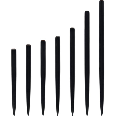 One80 - Long Taper Dart Points - Black - 32mm 34mm 36mm 38mm 42mm 50mm 55mm -