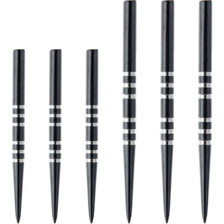 Winmau - Black Re-Grooved Dart Points - 32mm 41mm -