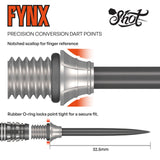Shot - Fynx Conversion Points - 32.5mm - Soft Tip to Steel Tip -