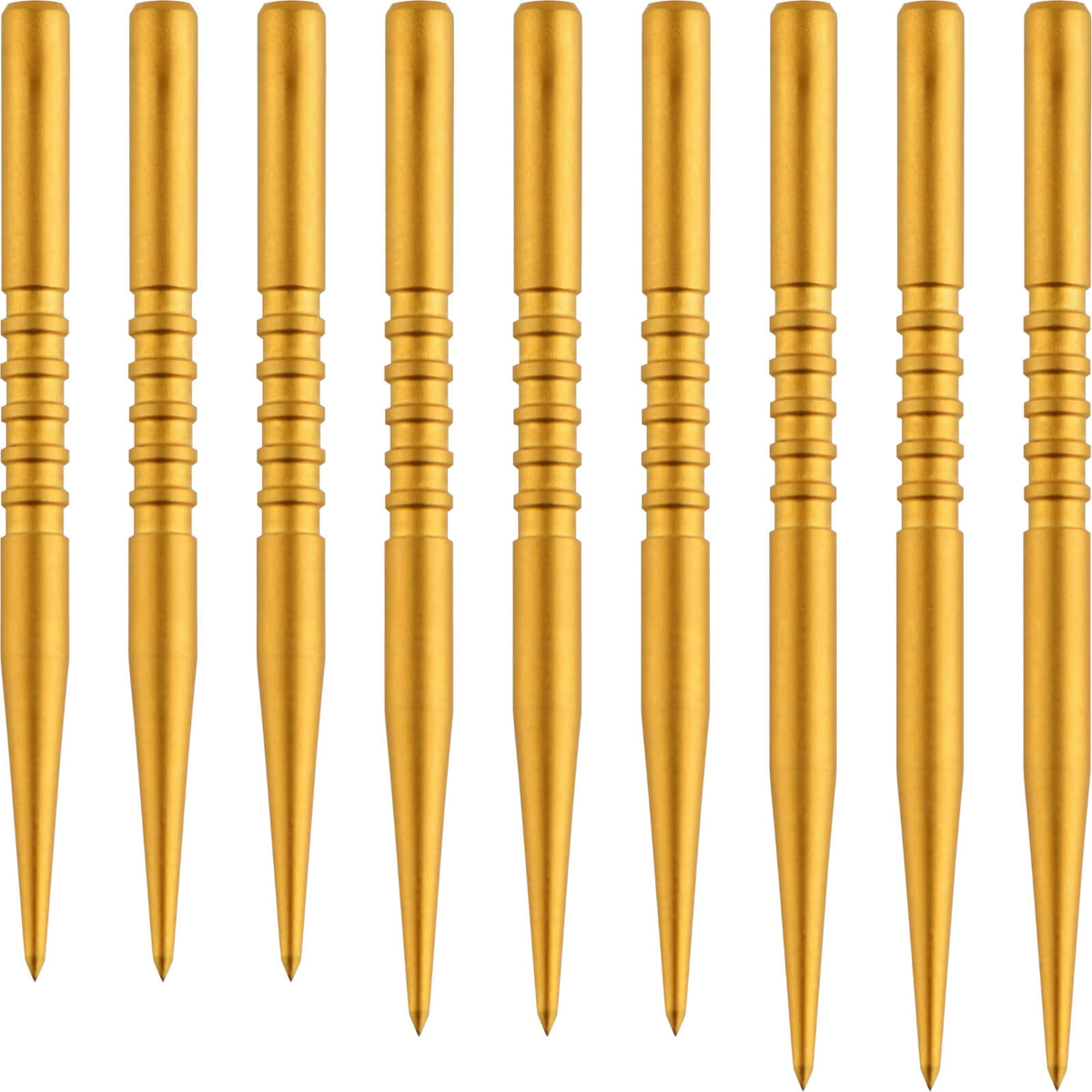 Point Accessories - One80 - Goat Grooved Dart Points - 36mm 38mm 40mm Gold / 36mm