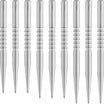 One80 - Goat Grooved Dart Points - 36mm 38mm 40mm - Silver / 36mm