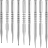 One80 - Goat Grooved Dart Points - 36mm 38mm 40mm - Silver / 36mm