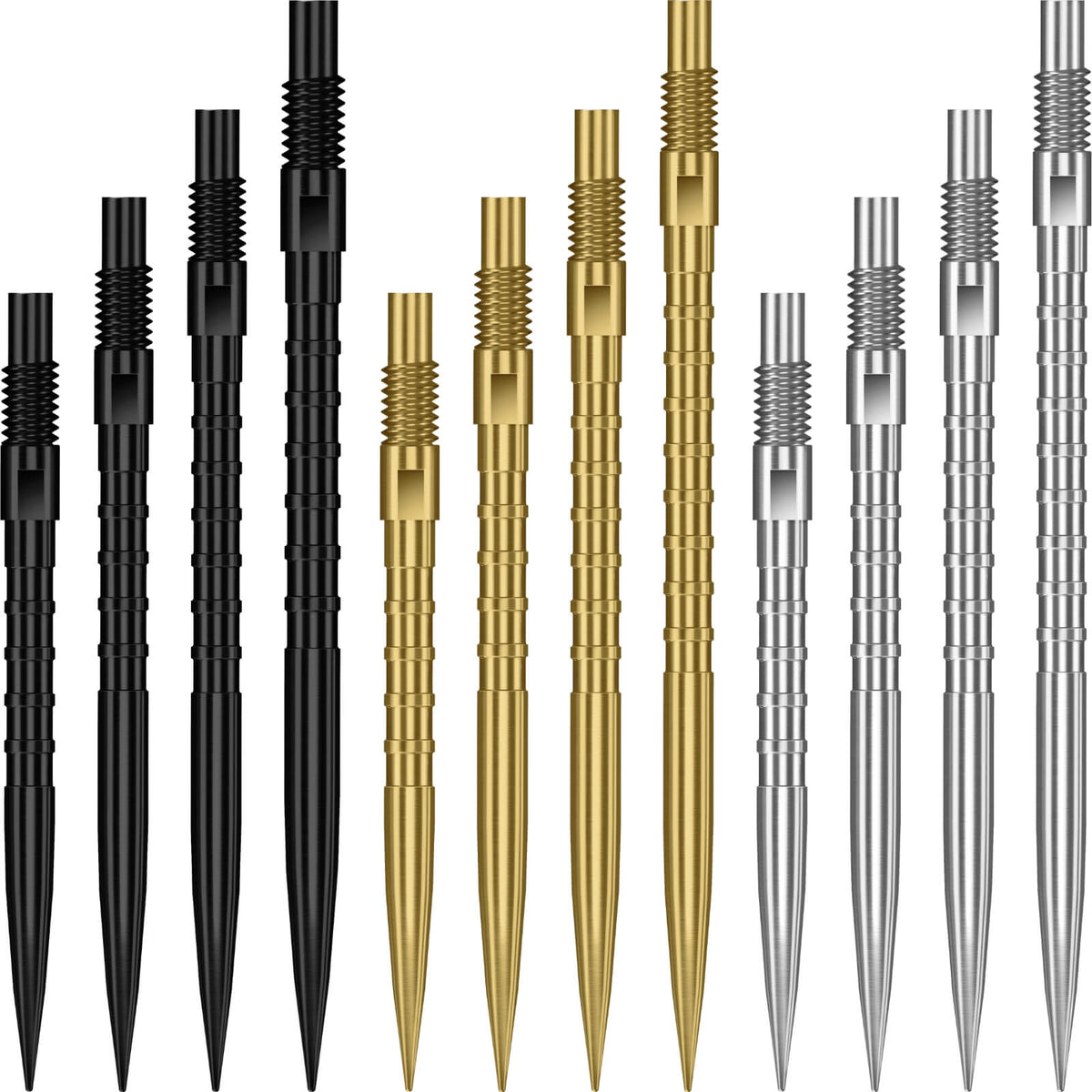 Harrows - Quick Point HM Grip Dart Points - 26mm 30mm 35mm 40mm