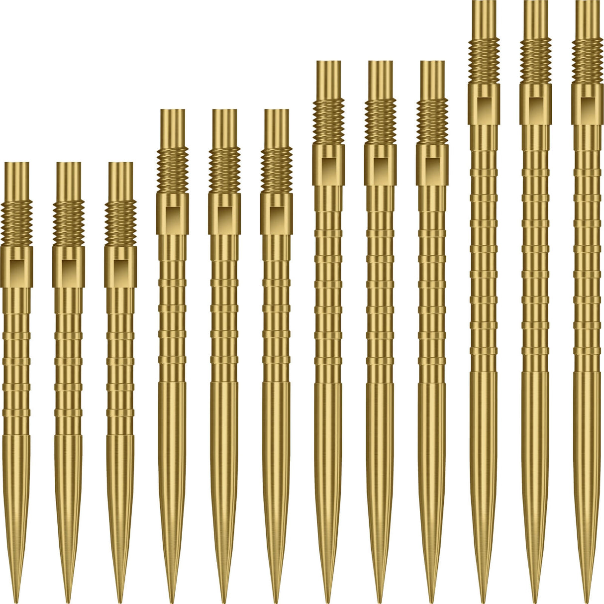 Harrows - Quick Point HM Grip Dart Points - 26mm 30mm 35mm 40mm - Gold / 26mm