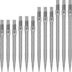 Harrows - Quick Point Micro Ridge Dart Points - 26mm 30mm 35mm 40mm - Silver / 26mm