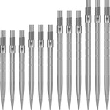 Harrows - Quick Point Micro Ridge Dart Points - 26mm 30mm 35mm 40mm - Silver / 26mm