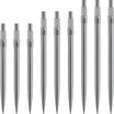 Harrows - Plain Quick Point Dart Points - 30mm 35mm 40mm - Silver / 30mm