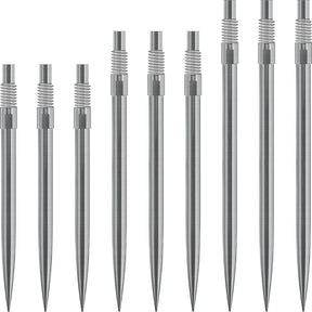 Harrows - Plain Quick Point Dart Points - 30mm 35mm 40mm - Silver / 30mm