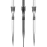 Red Dragon - Raptor Grooved Dart Points - 38mm - Silver