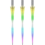 Red Dragon - Raptor Grooved Rainbow Dart Points - 35mm -