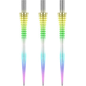 Red Dragon - Raptor Grooved Rainbow Dart Points - 35mm -