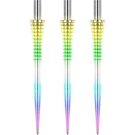Red Dragon - Raptor Grooved Rainbow Dart Points - 35mm -