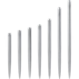 One80 - Long Taper Dart Points - Silver - 32mm 34mm 36mm 38mm 42mm 50mm 55mm -