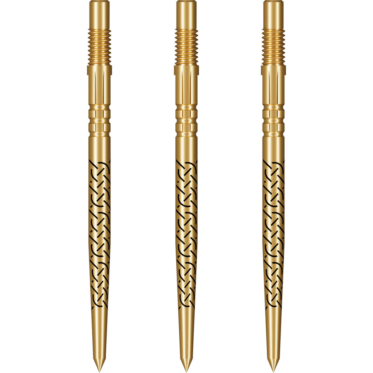 Shot - Kapene Gold Ti Turbo Dart Points - 30mm 35mm 40mm