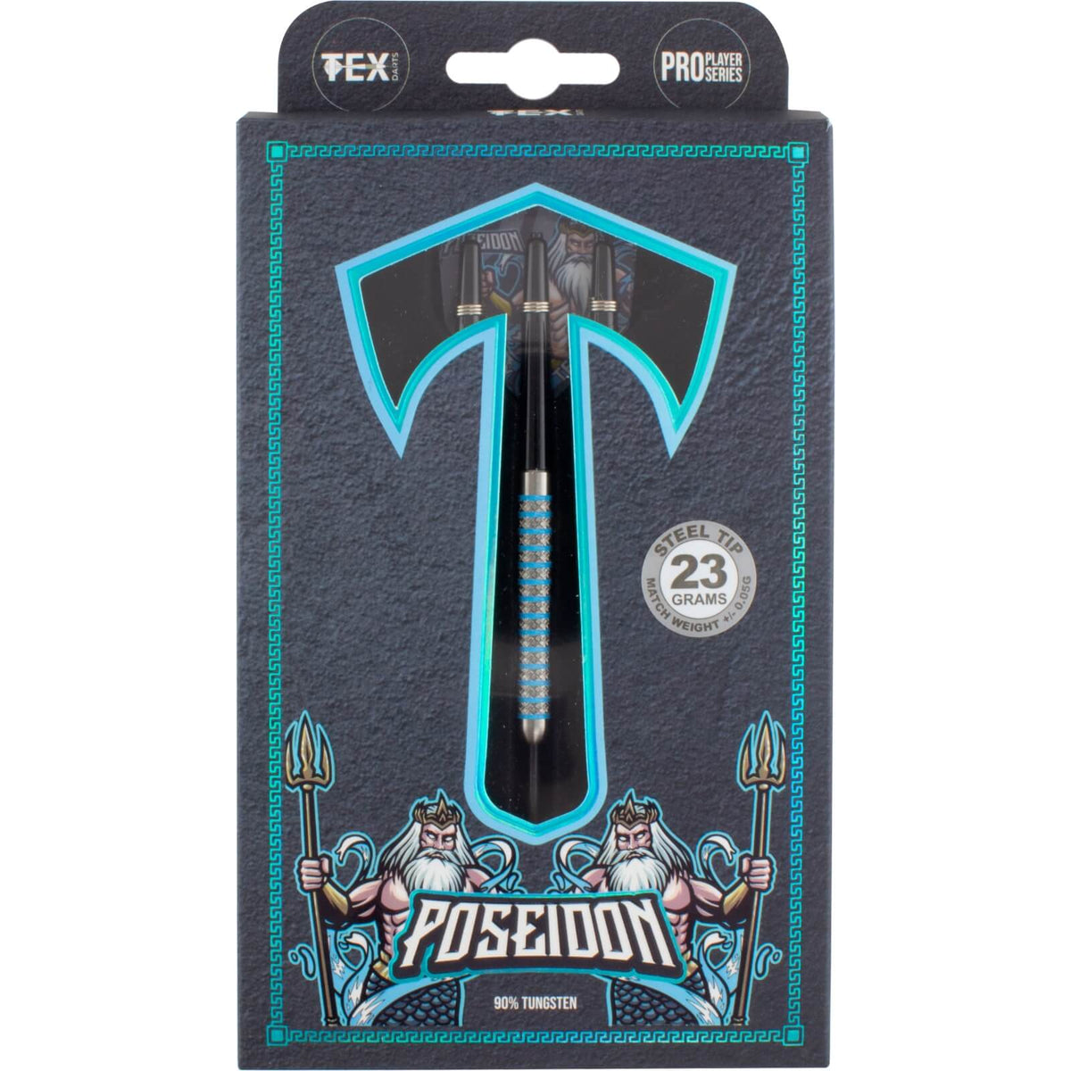 Darts - Tex - Poseidon Darts - Steel Tip - 90% Tungsten - 23g 25g 