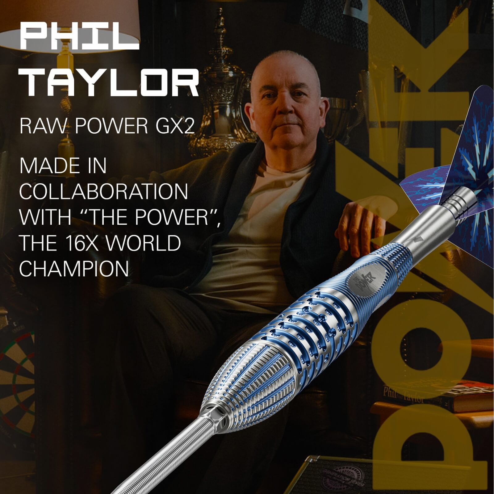 ②【廃盤】DARTS of GlGOR 925 バングル Target Phil Taylor Gx2 SP Darts For Sale | 22g 24g 26g | Avid Darts