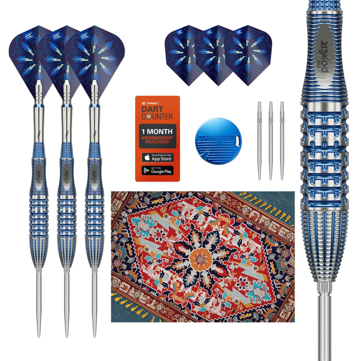 Darts - Target - Phil Taylor Gx2 Darts - Swiss Point - Steel Tip - 95% Tungsten - 22g 24g 26g