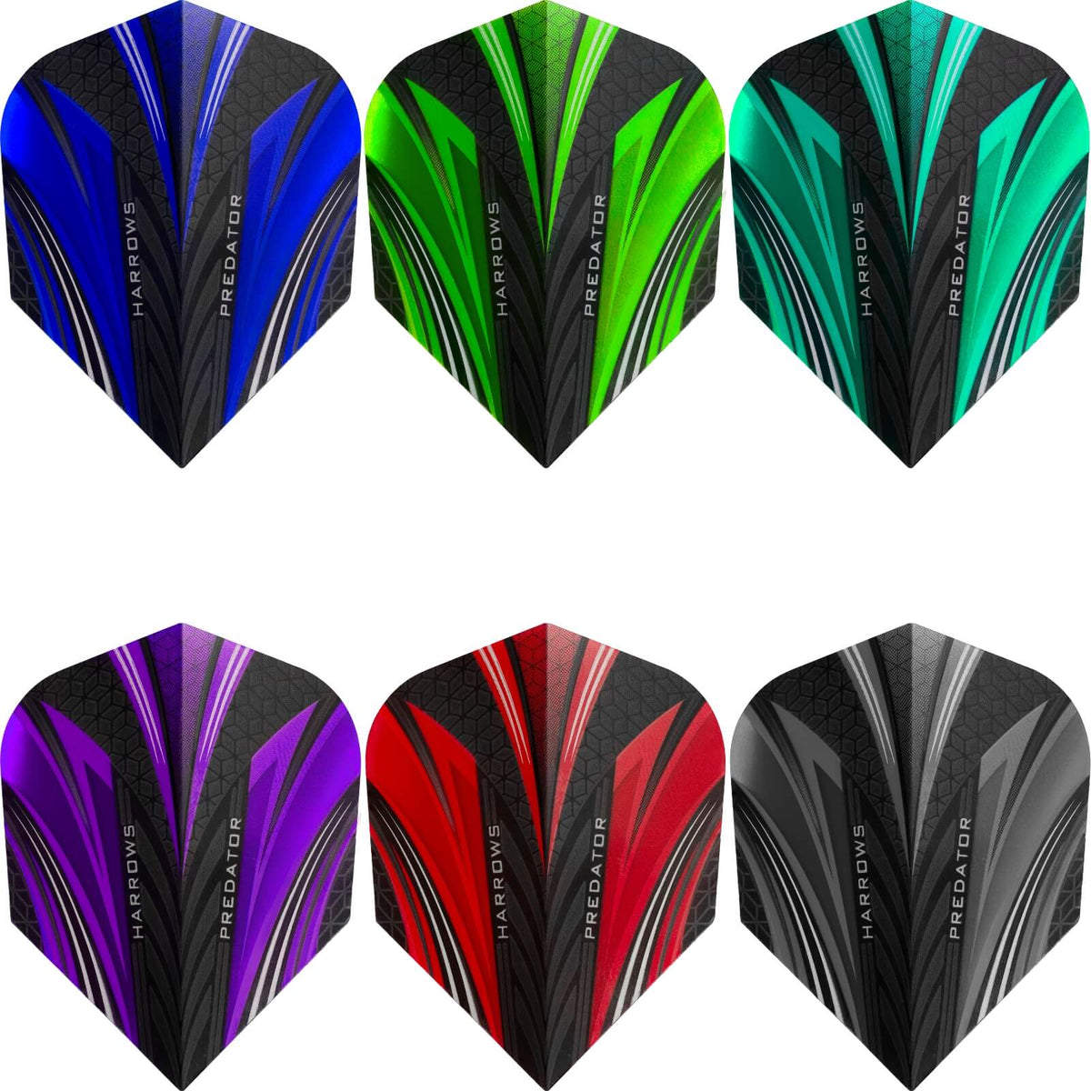 Dart Flights - Harrows - Predator - Standard Dart Flights 