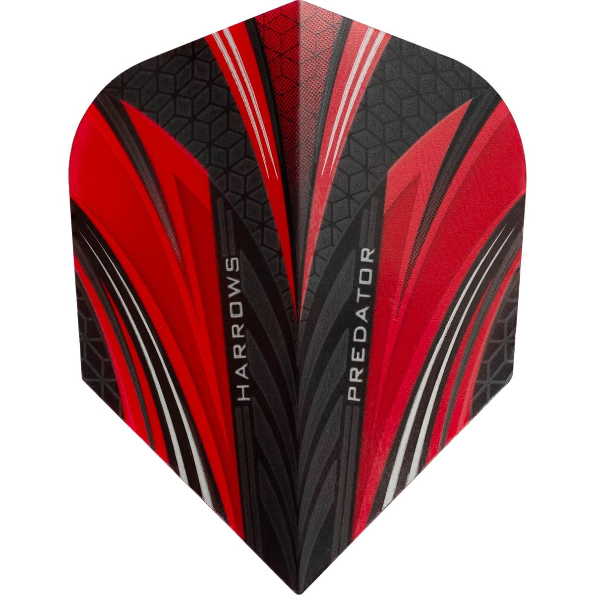 Dart Flights - Harrows - Predator - Standard Dart Flights Red