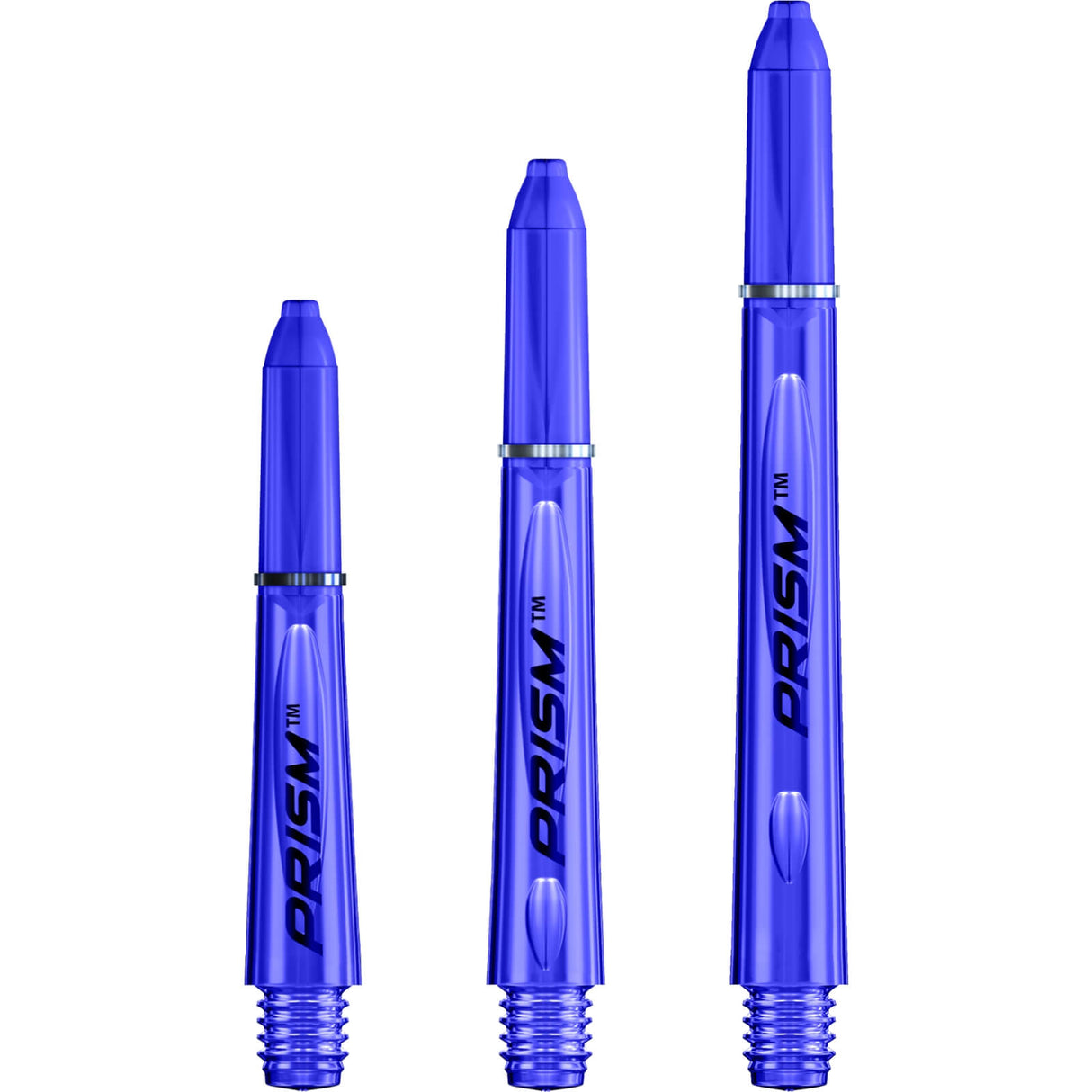 Winmau - Prism 1.0 Polycarbonate Dart Shafts - Extra Short (27mm) / Blue