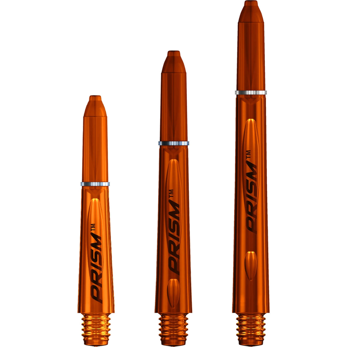 Winmau - Prism 1.0 Polycarbonate Dart Shafts - Extra Short (27mm) / Orange