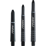 Winmau - Prism Force Polycarbonate Dart Shafts - Short (35mm) / Black