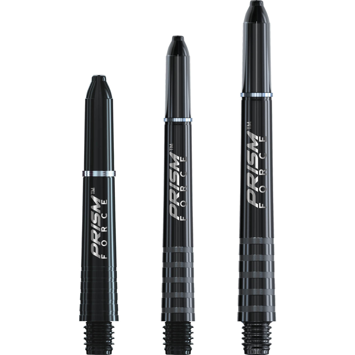 Dart Shafts - Winmau - Prism Force Polycarbonate Dart Shafts Short (35mm) / Black