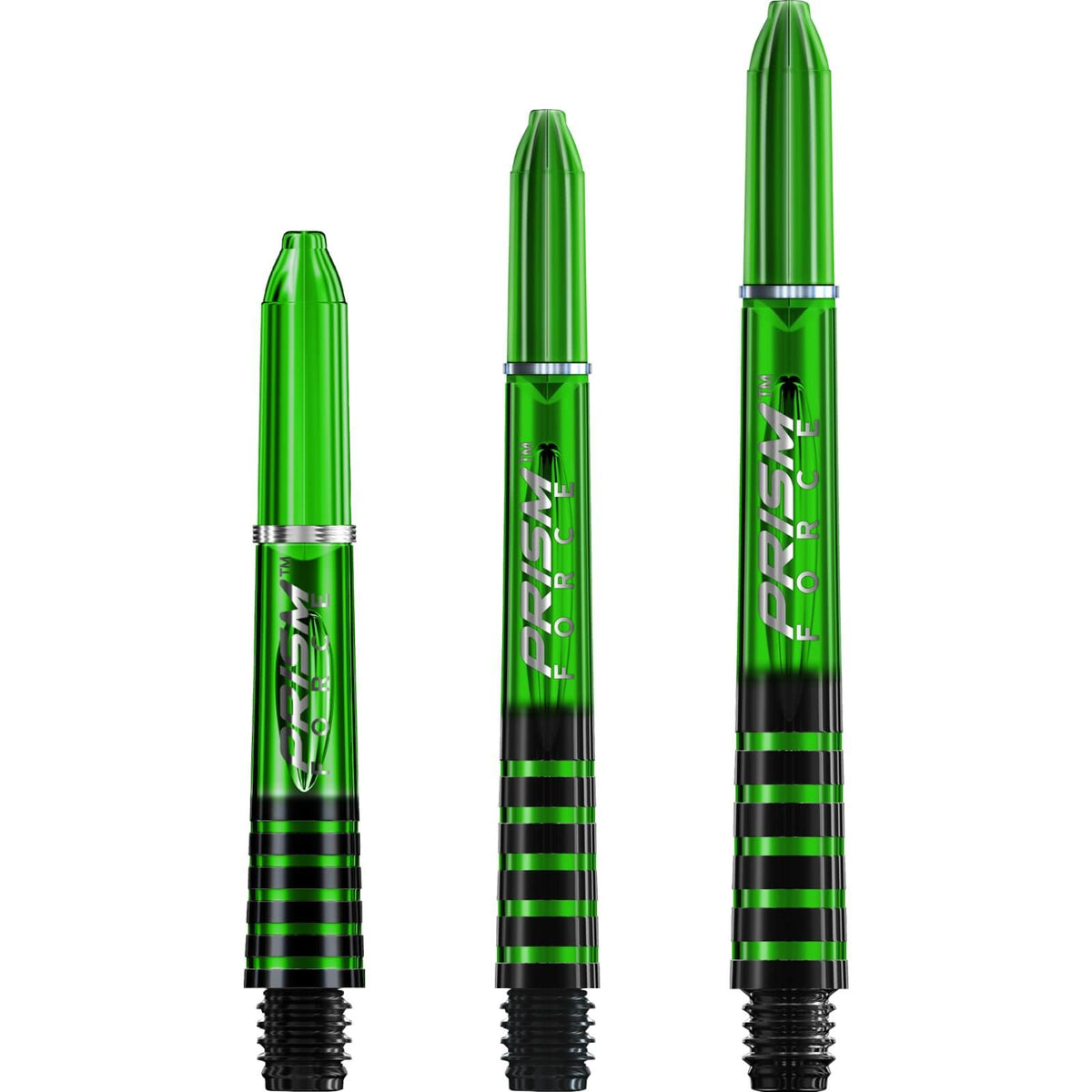 Dart Shafts - Winmau - Prism Force Polycarbonate Dart Shafts Short (35mm) / Green