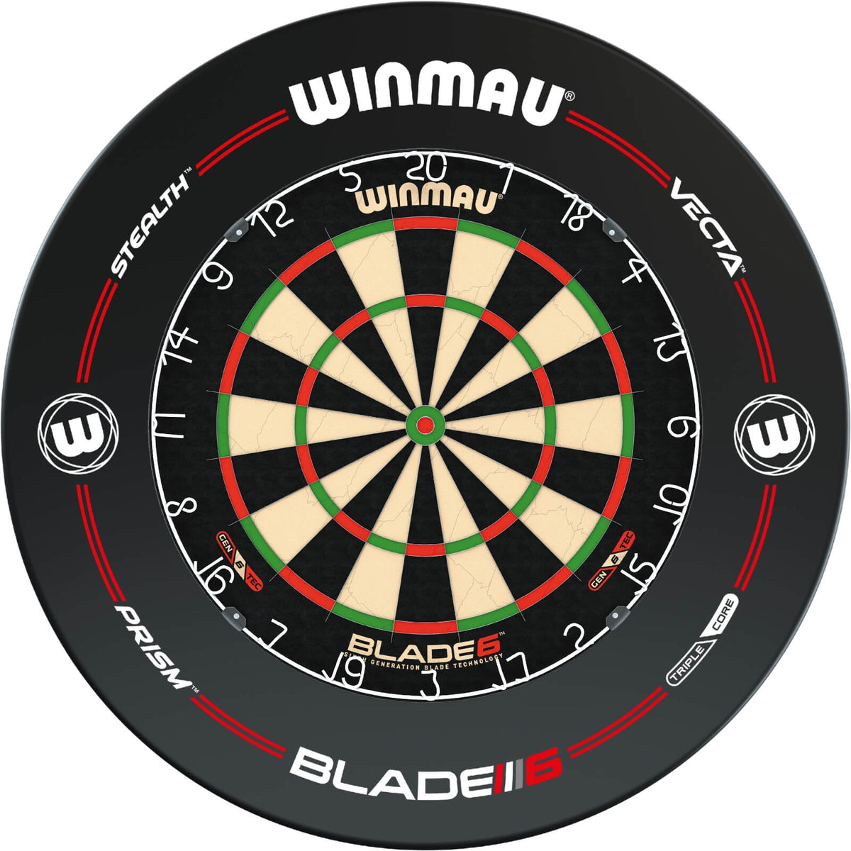 Surrounds &amp; Dartboards - Winmau - Pro-Line Dartboard Surround &amp; Dartboard Bundle - Choose Your Board Winmau - Blade 6