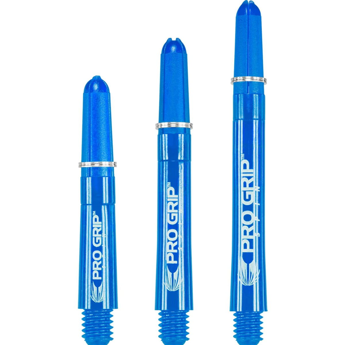 Dart Shafts - Target - Pro Grip Spin Polycarbonate Dart Shafts Short (34mm) / Blue