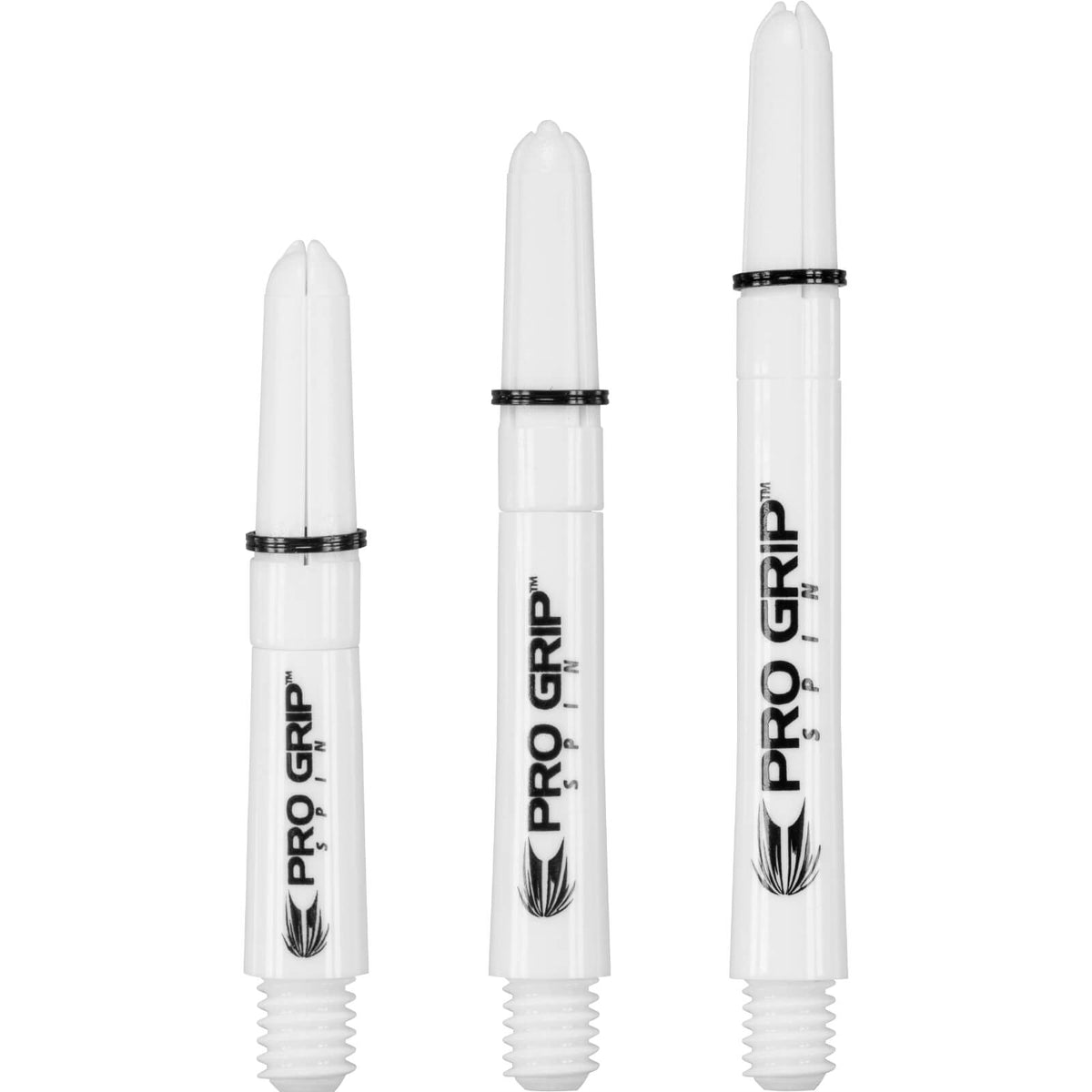 Dart Shafts - Target - Pro Grip Spin Polycarbonate Dart Shafts Short (34mm) / White