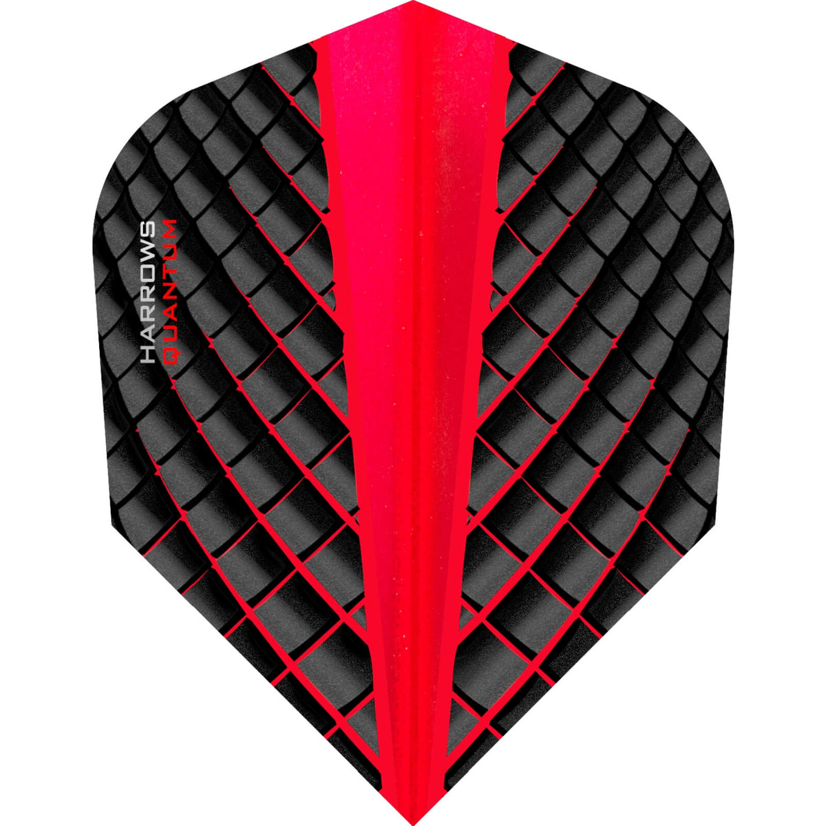 Dart Flights - Harrows - Quantum - Standard Dart Flights Red