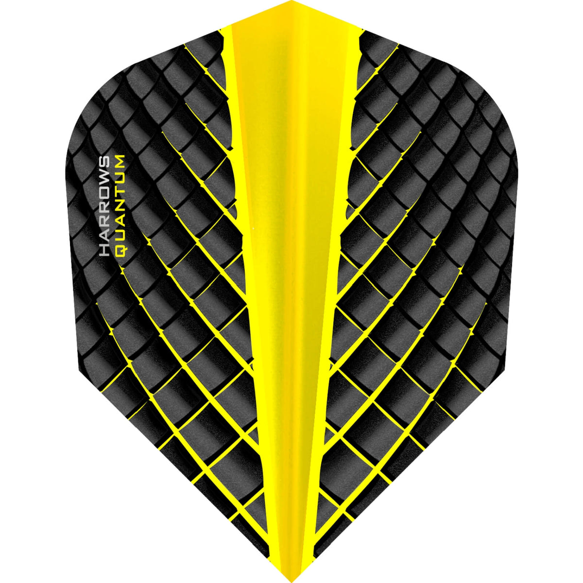Dart Flights - Harrows - Quantum - Standard Dart Flights Yellow