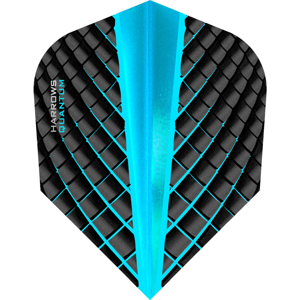 Dart Flights - Harrows - Quantum - Standard Dart Flights Aqua