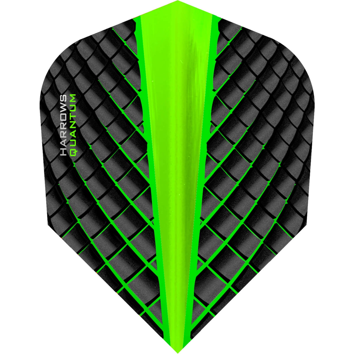 Dart Flights - Harrows - Quantum - Standard Dart Flights Green