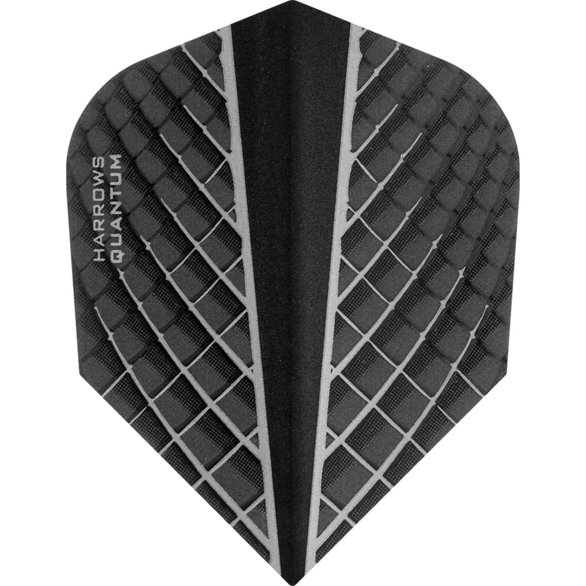 Dart Flights - Harrows - Quantum-X - Standard Dart Flights Black
