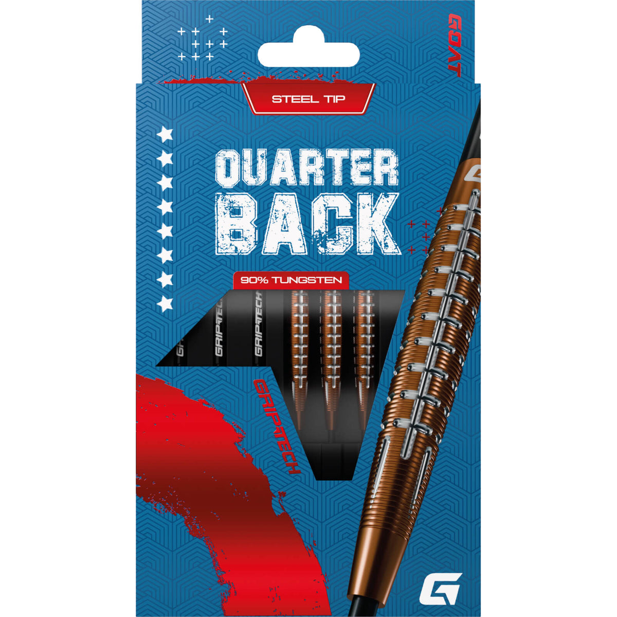 Darts - GOAT - Quarterback V1 Darts - Steel Tip - 95% Tungsten - 23g 25g