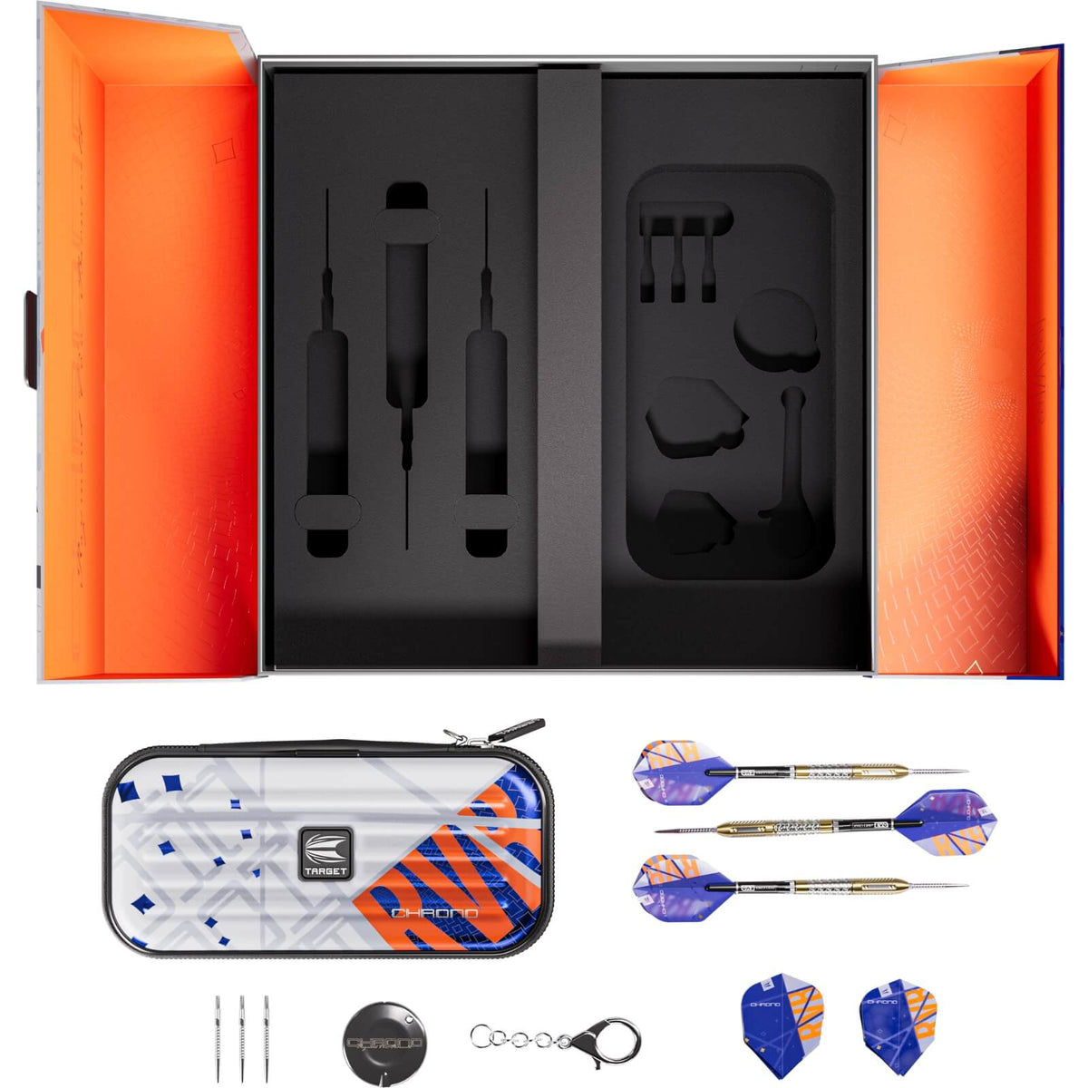 Darts - Target - Raymond van Barneveld Chrono Darts - Swiss Point - Steel Tip - 95% Tungsten - 21g 23g 25g