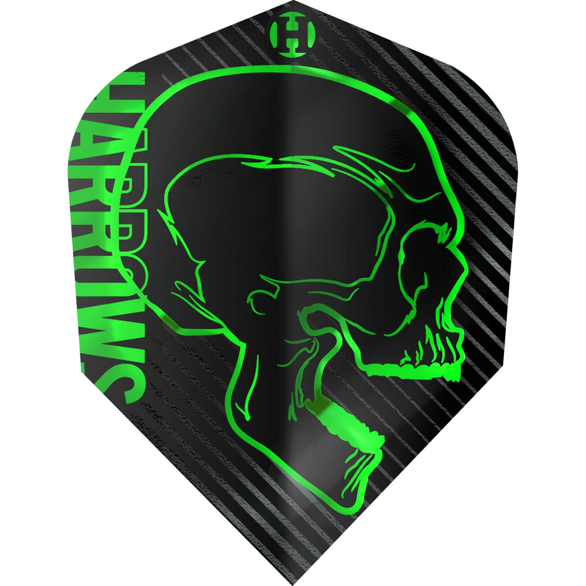 Dart Flights - Harrows - Rage - Standard Dart Flights Green