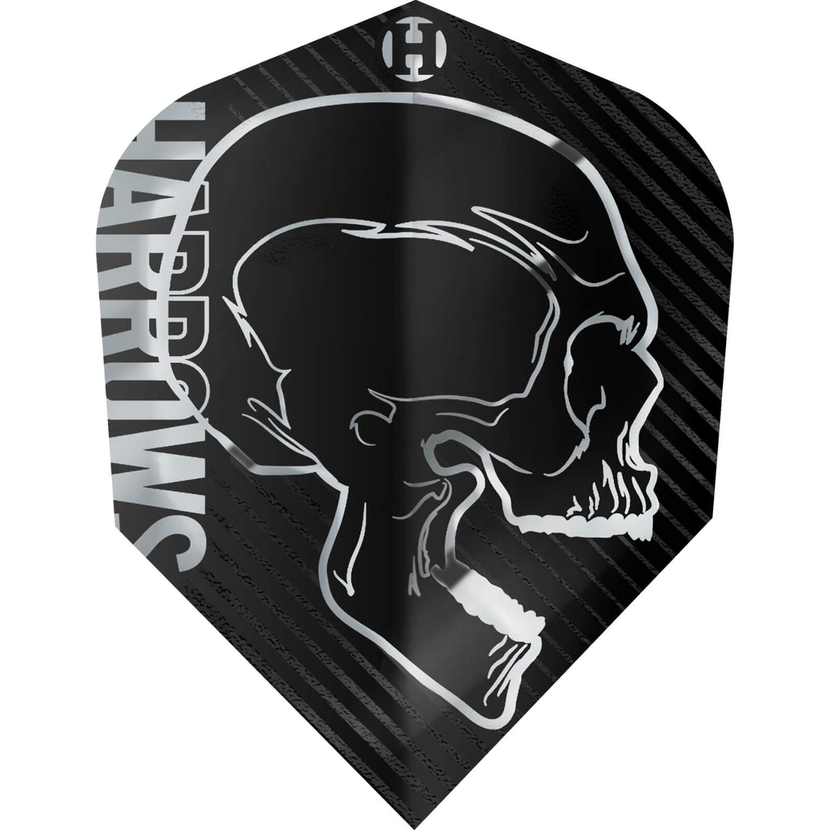 Dart Flights - Harrows - Rage - Standard Dart Flights Silver