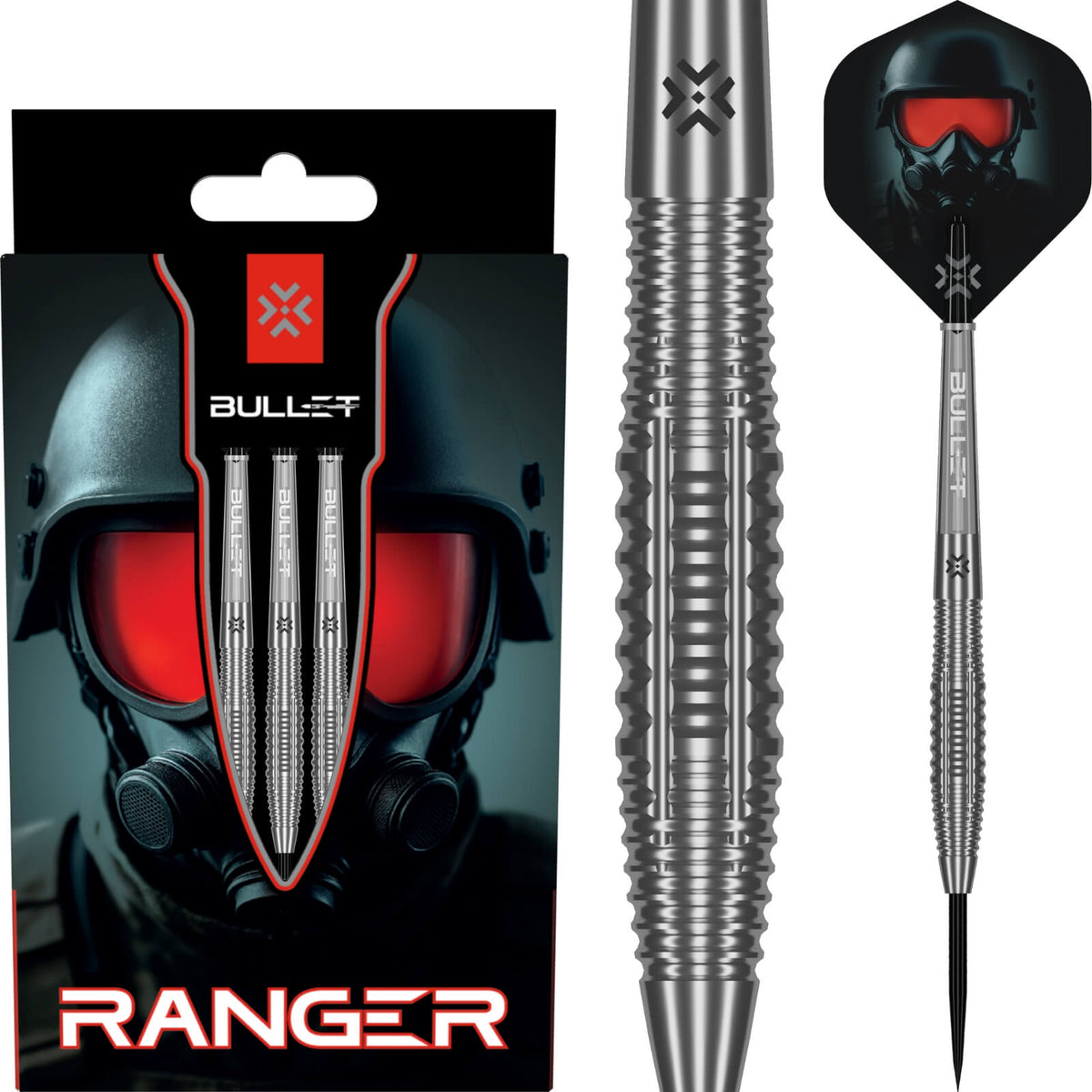 Bullet - Ranger Darts - Steel Tip - 90% Tungsten - 21g 23g 25g