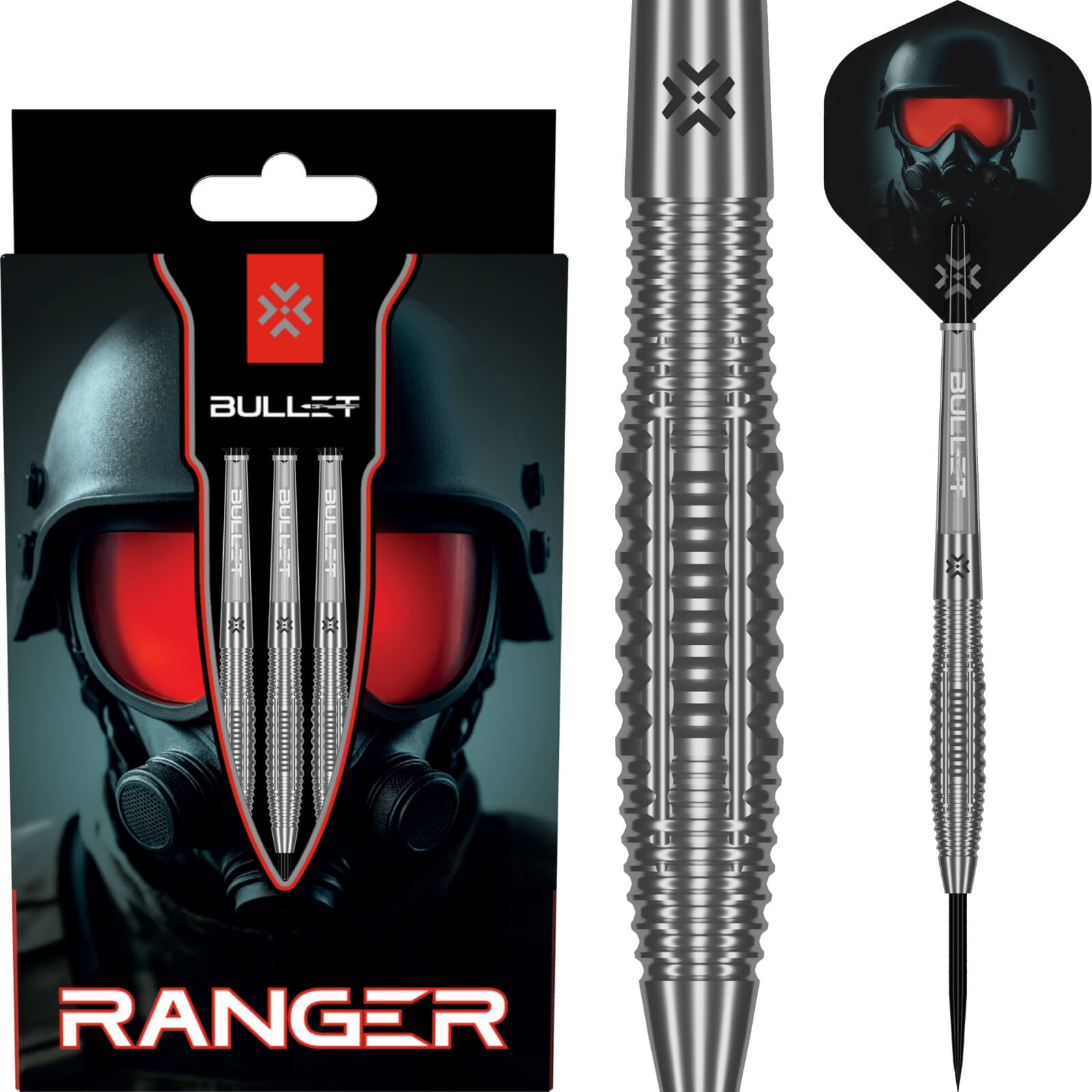 Bullet - Ranger Darts - Steel Tip - 90% Tungsten - 21g 23g 25g