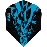 Harrows - Rapide-X - Standard Dart Flights - Aqua Blue