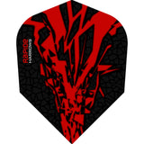 Harrows - Rapide-X - Standard Dart Flights - Red