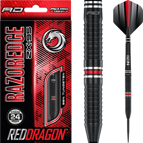 Red Dragon - Razor Edge ZX-95 Darts - 95% Tungsten - 22g 24g 26g -