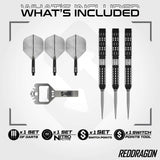 Red Dragon - Recon Parallel Darts - Switch Points - 90% Tungsten - 22g 24g