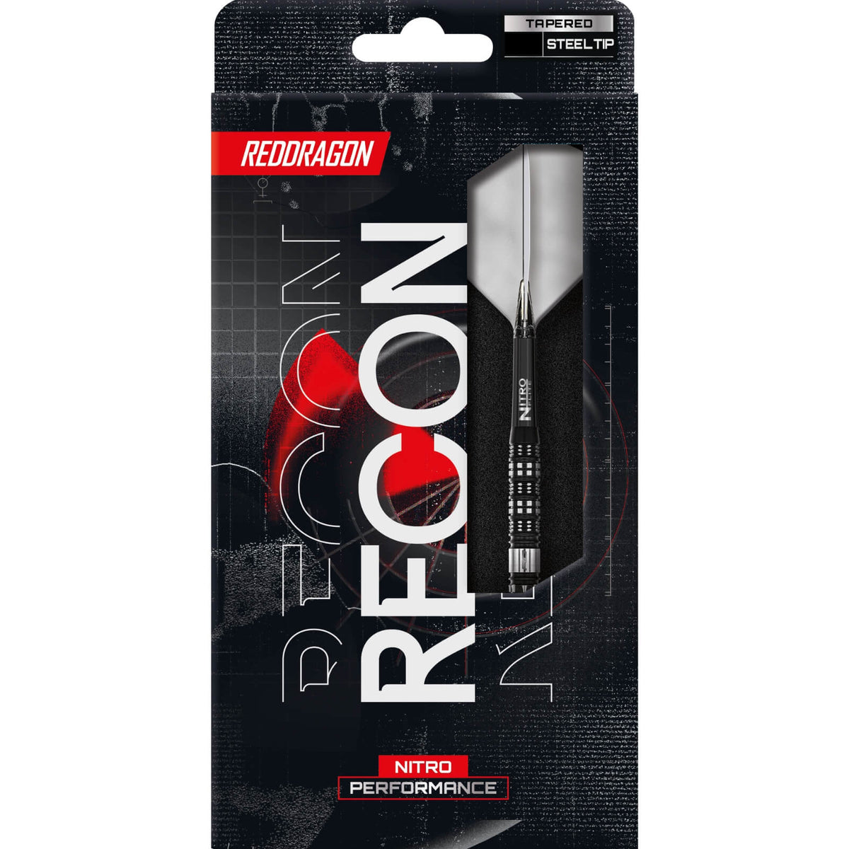 Darts - Red Dragon - Recon Tapered Darts - Steel Tip - 90% Tungsten - 21g 23g