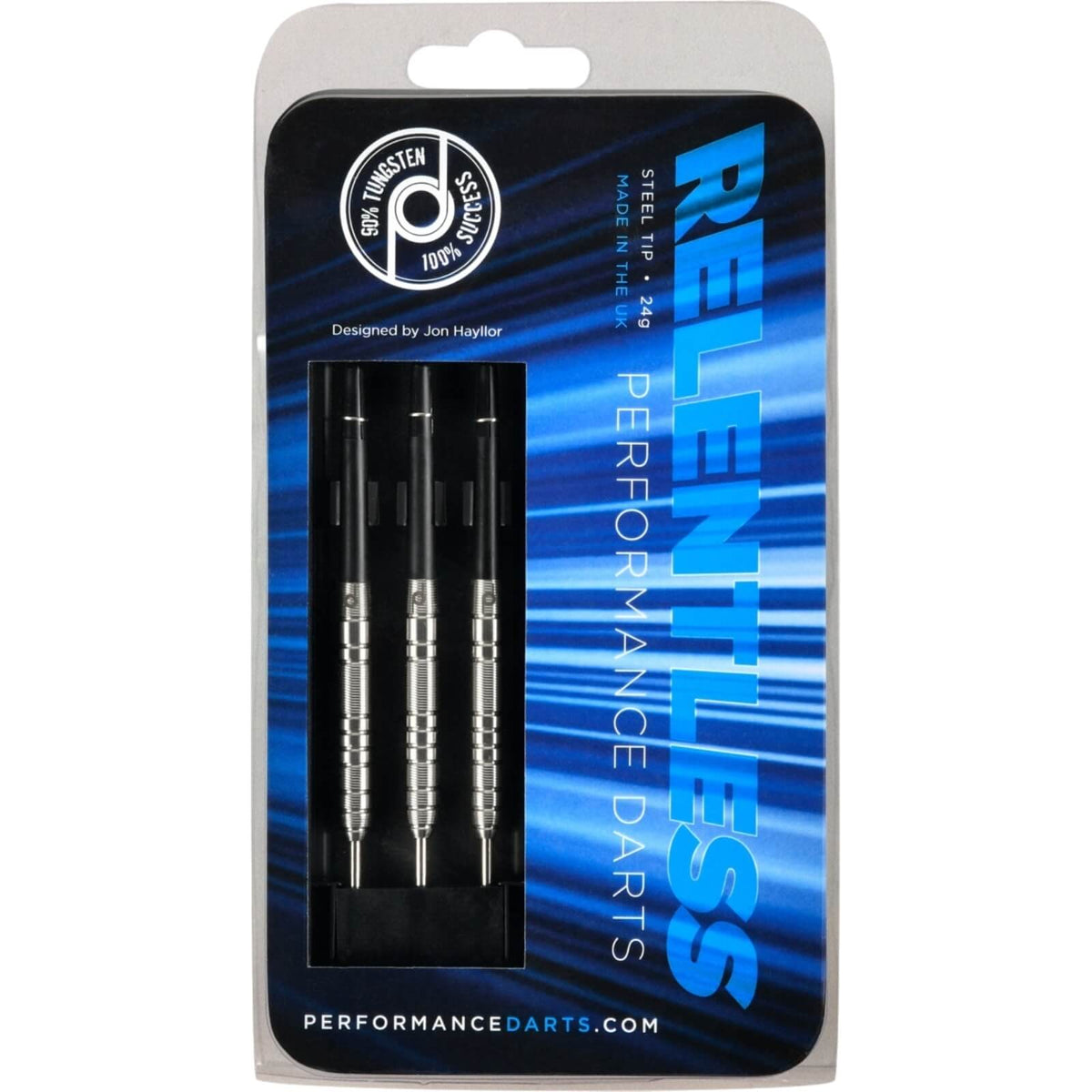 Darts - Performance Darts - Relentless - Steel Tip - 90% Tungsten - 22g 24g 