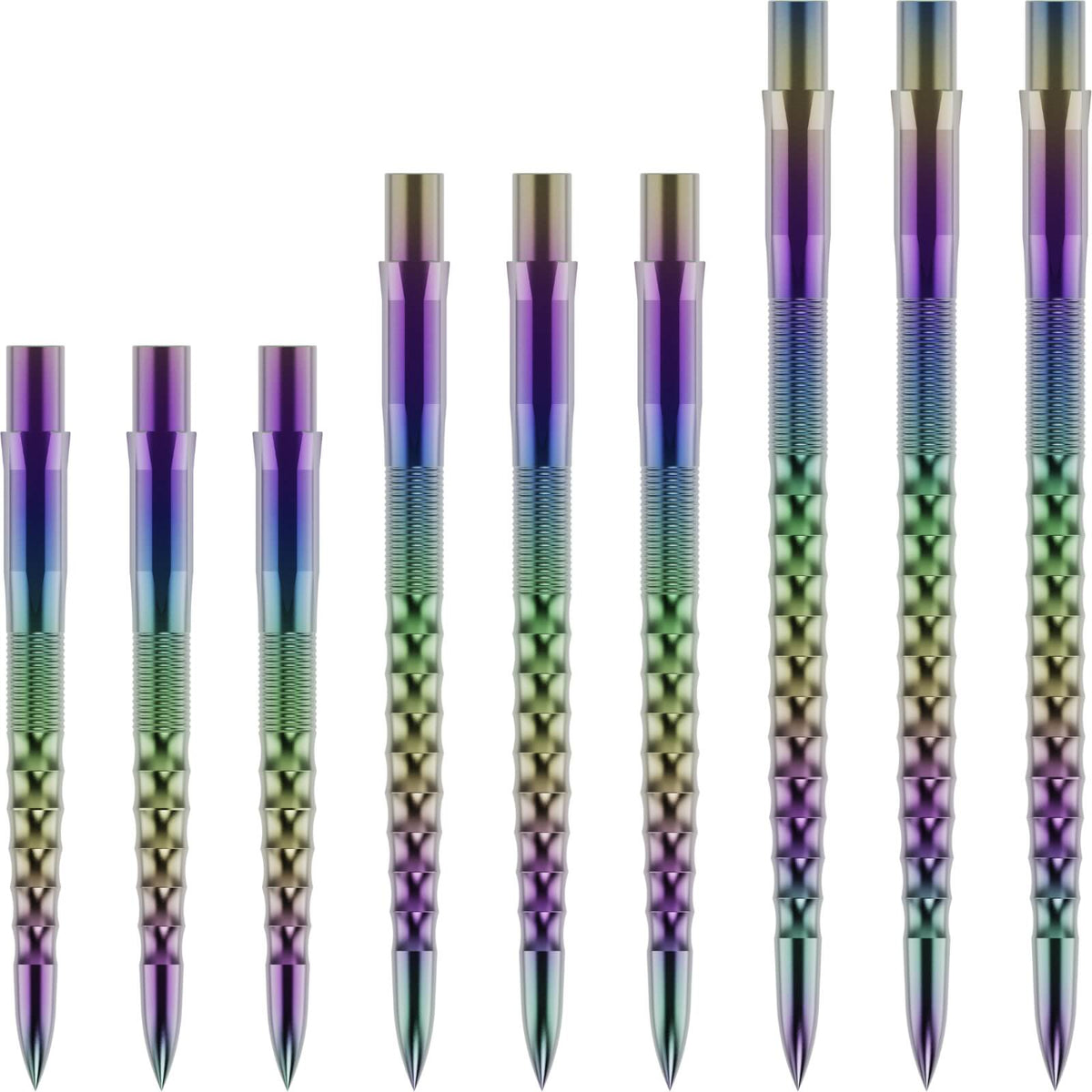 Point Accessories - Mission - Caliburn EVO Ripple Dart Points - 26mm 32mm 38mm 26mm / Coral