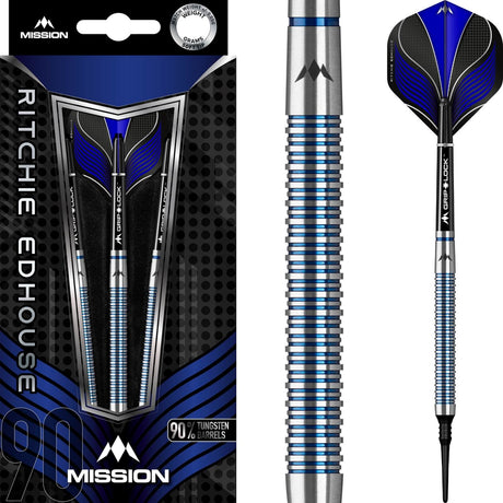 Mission - Ritchie Edhouse Darts - Soft Tip - 90% Tungsten - 21g -